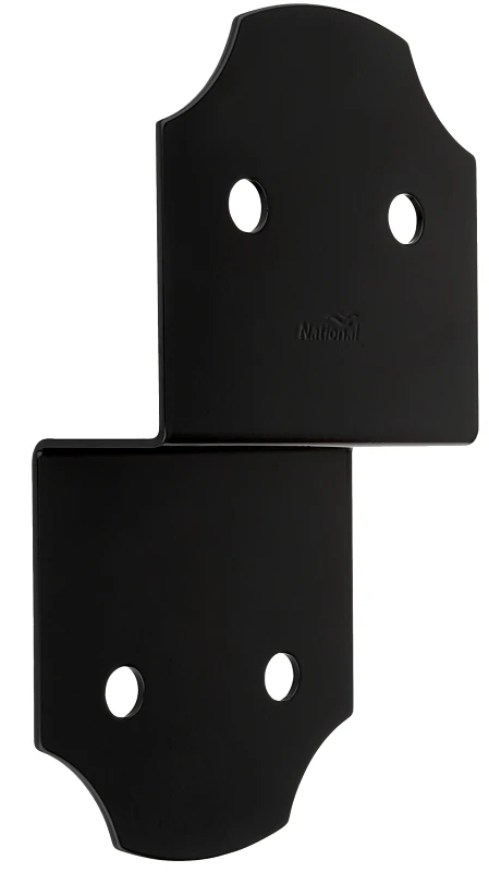 Hartley Collection Decorative Joist Tie, Black, 2 X 5 X 9-1/2 Inches