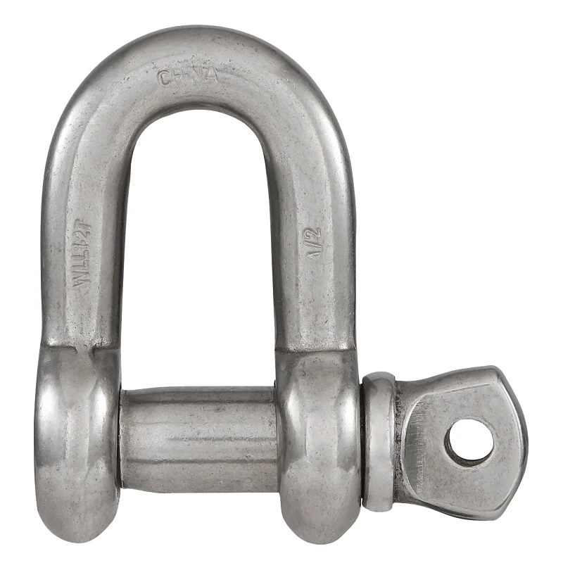 Stainless Steel D Shackle 1/2 Inch Model N100-357