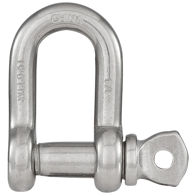 Stainless Steel D Shackle 1/4 In. Model N100-354
