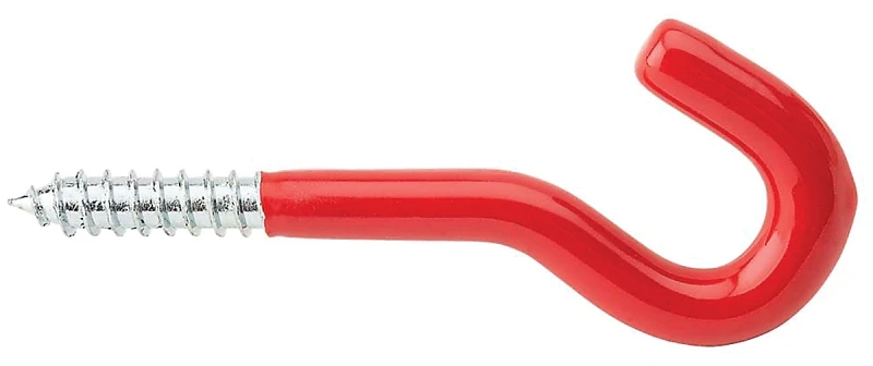 Vinyl Coated Garage Storage Hook, 5/16 X 4.5 In., 60 Lb Load Capacity