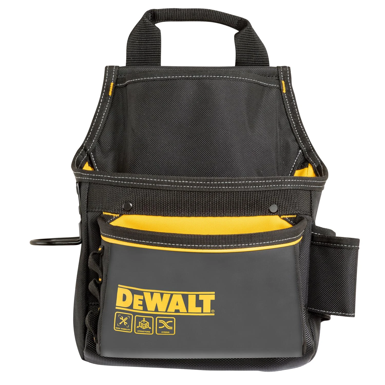 Durable Tool Pouch for Tool Belt with Multiple Compartments and Reinforced Stitching
