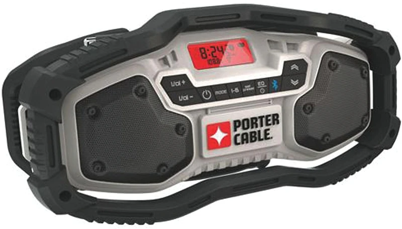 20v Cordless Bluetooth Jobsite Radio With Am/fm And Aux