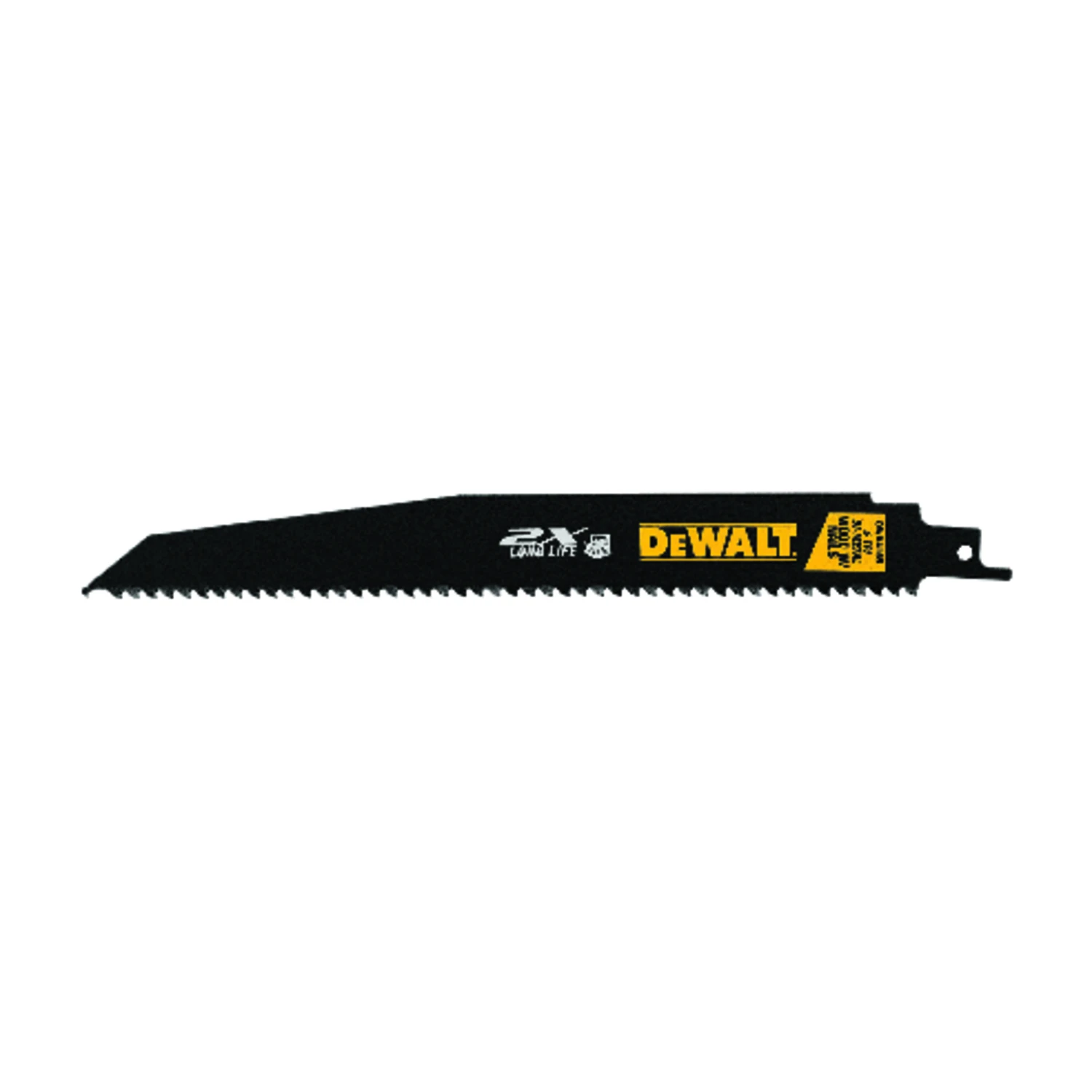 Demolition Reciprocating Saw Blades, 6 Teeth Per Inch, 9 Inch Length, 5 Pack