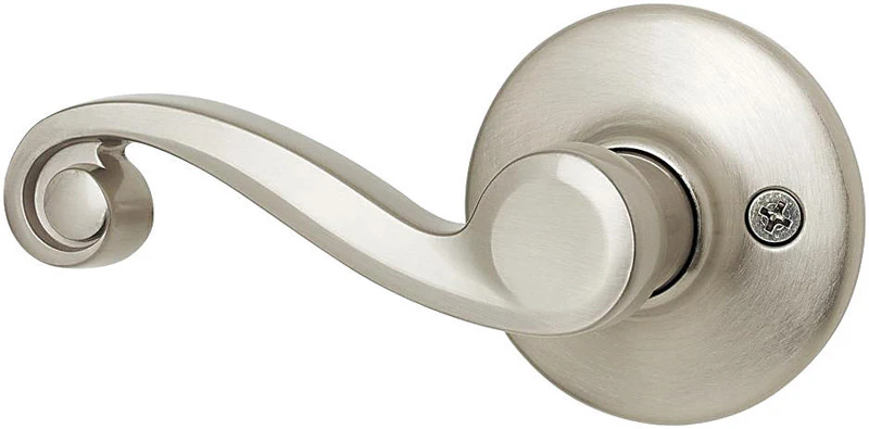 Signature Series Satin Nickel Left-hand Lido Dummy Door Lever 788ll Lh 15 Cp