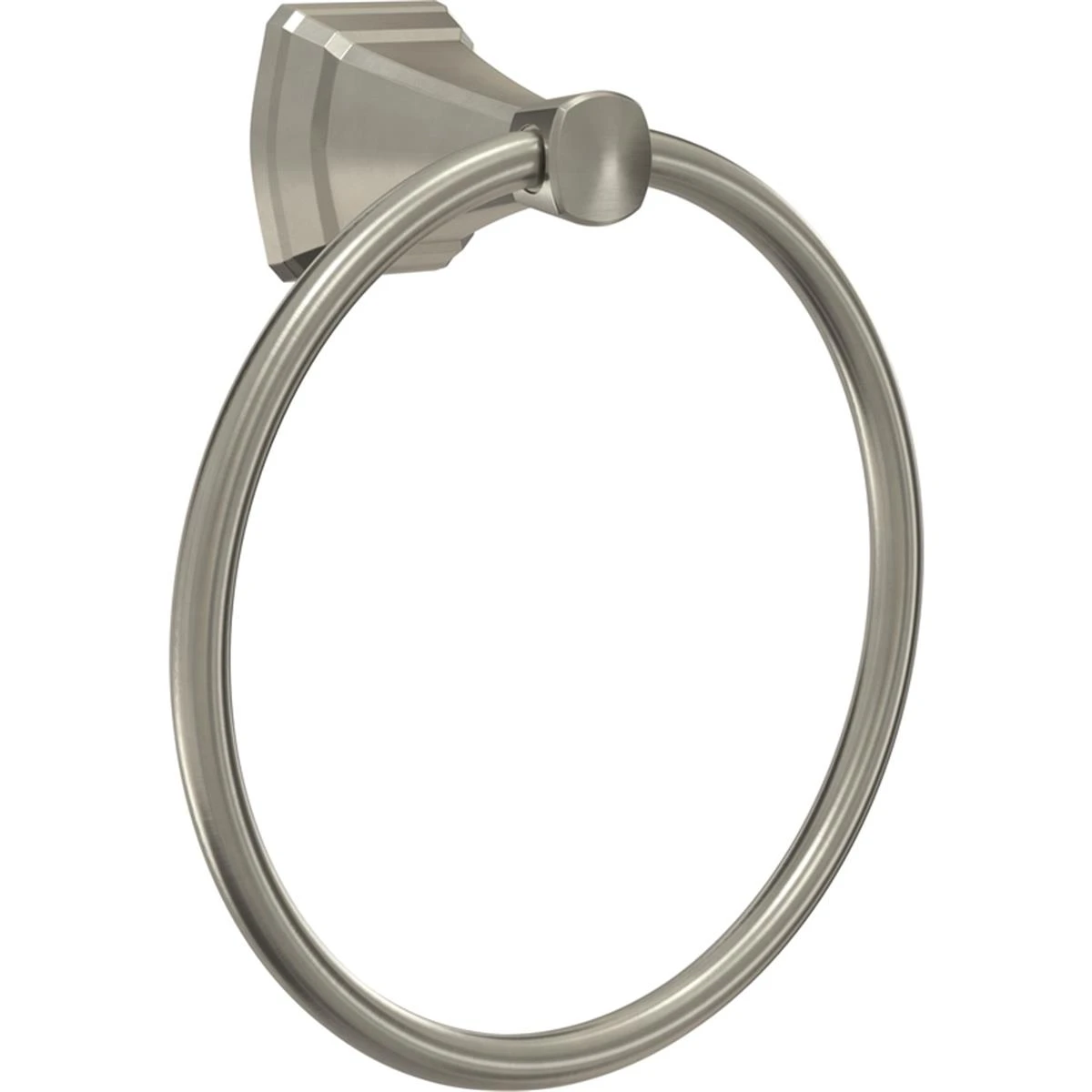 Flynn Spot-Resistant Brushed Nickel Towel Ring