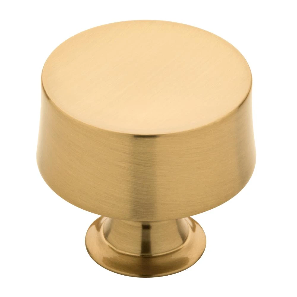 Drum Cabinet Knob in Champagne Bronze Finish, 1 and 1 Quarter Inch Round