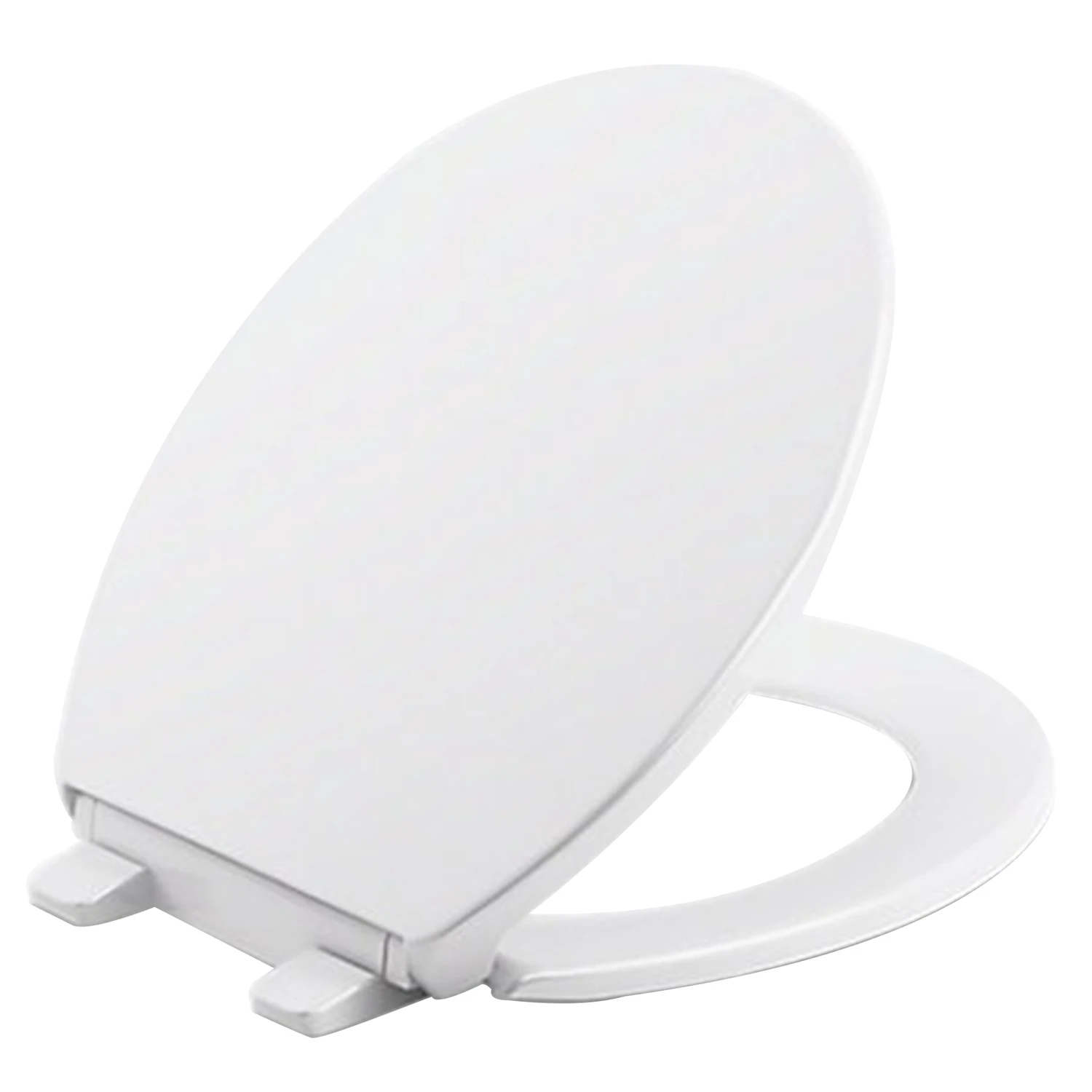 Brevia Quiet-close Round Closed Front White Toilet Seat With Grip-tight Bumpers