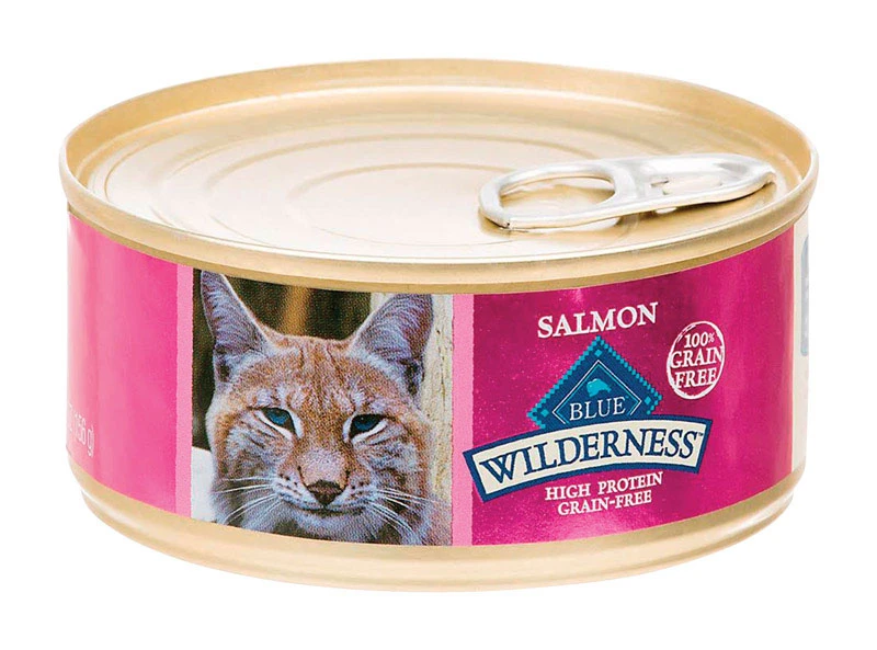 Wilderness Salmon Cat Food, Grain-Free, High Protein, 5.5 Ounce Can