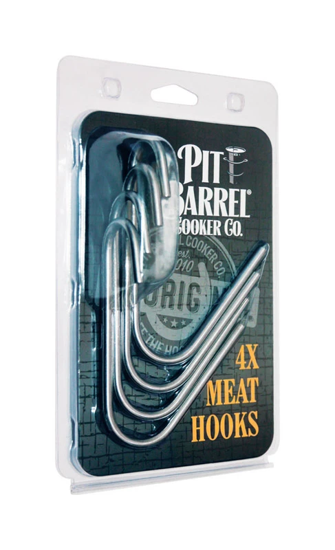 Meat Hooks, Stainless Steel, 4-Pk.