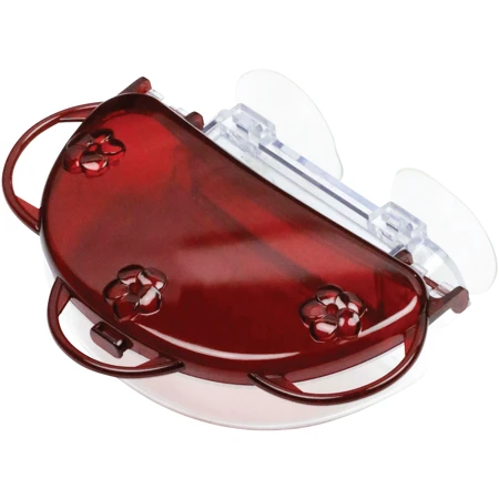 Window-Mount Hummingbird Bird Feeder with Suction Cups for Easy Installation