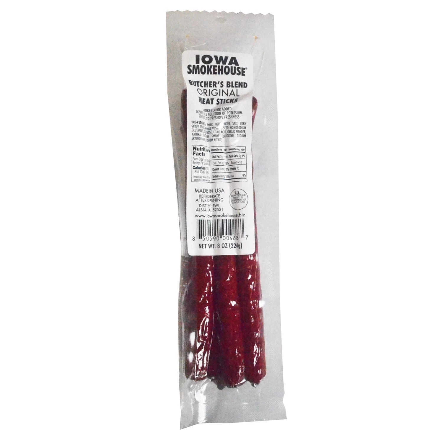 Butcher's Blend Original Flavor Meat Sticks, 8 Ounce Package