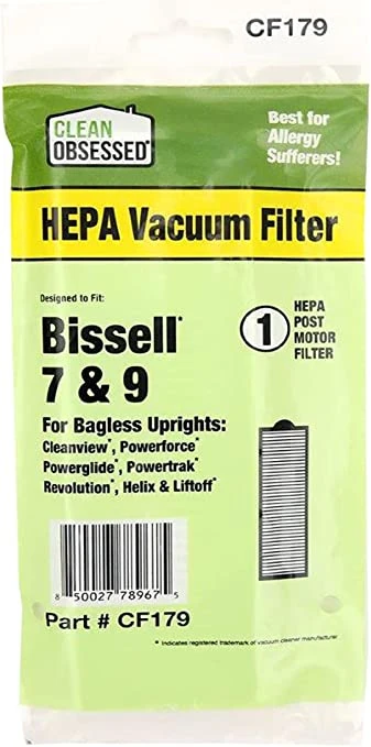 Bissell Vacuum Cleaner Filter, Style 7/9/16 HEPA, 1-Pk.