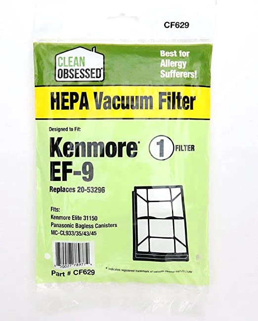 Kenmore Vacuum Cleaner Filter, EF-9 HEPA, 1-Pk.