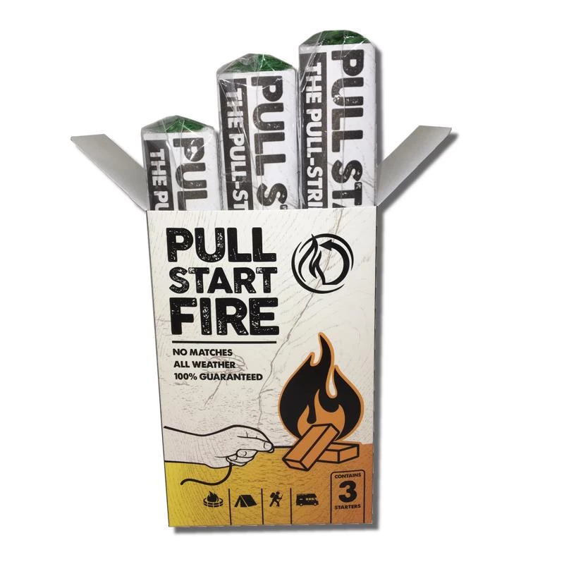 Pull String Fire Starter, 3-Pk.