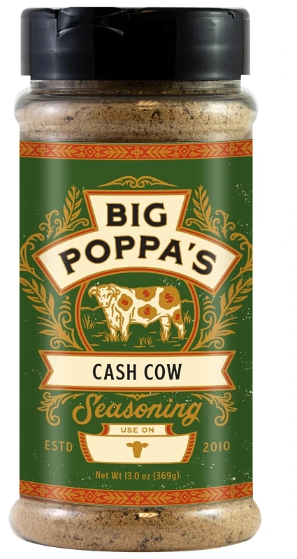 Cash Cow Seasoning, 13 Oz. - Award-winning Beef Rub