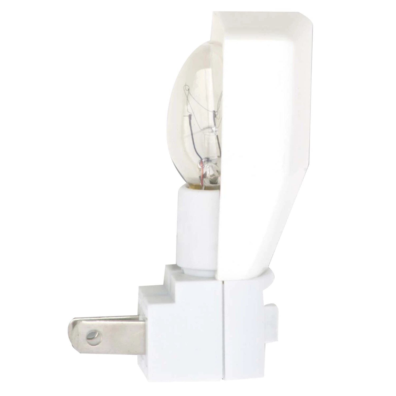 7w Manual Plug-in Basic Incandescent Night Light With Soft White Illumination