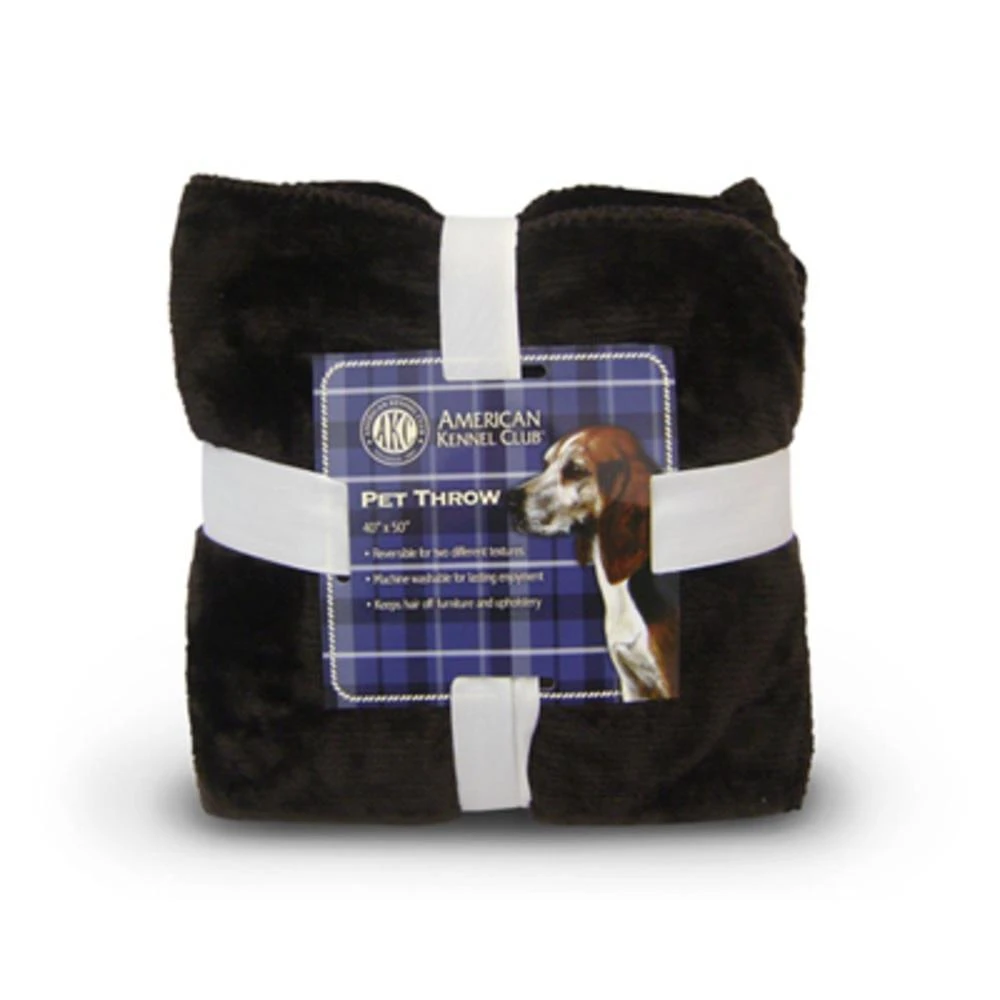 Fleece Pet Throw Blanket, 40 by 50 Inches, Assorted Colors