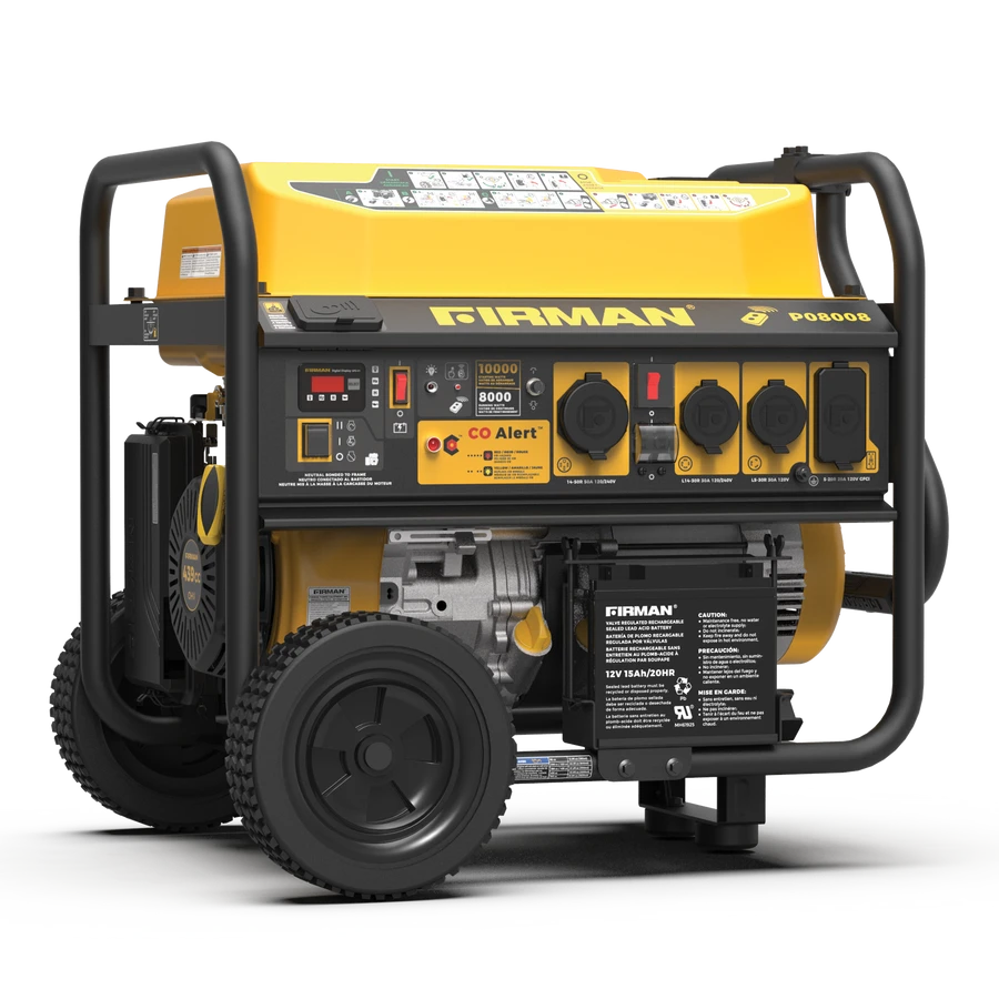 Performance Series Portable Generator, 10000 Watts, 12 Hour Run Time, Remote Start