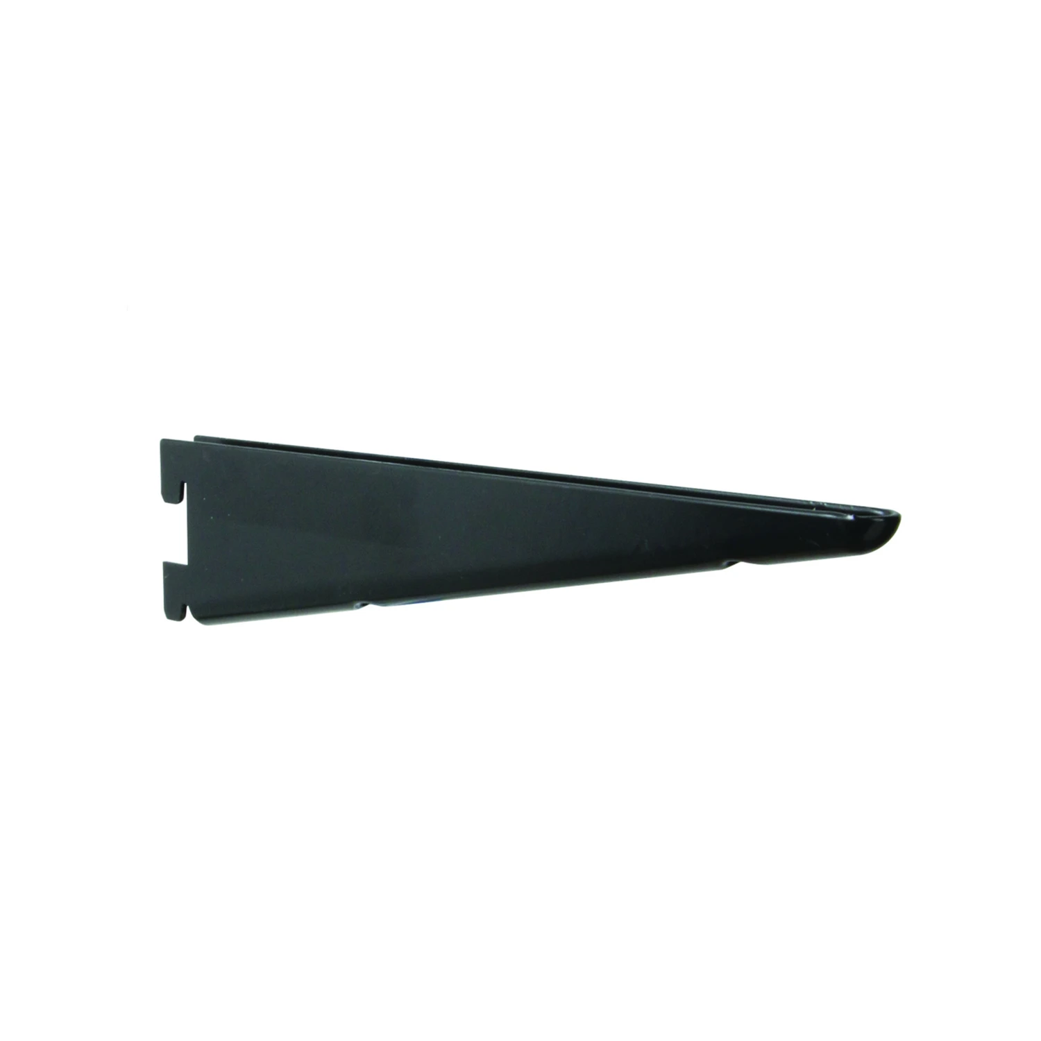 182 Black Steel Double Slot Bracket 16 Gauge 10.5 In. Length 450 Lb Capacity