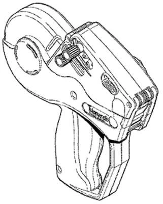 1136-06 8 Band 2 Line Hand Held Label Gun