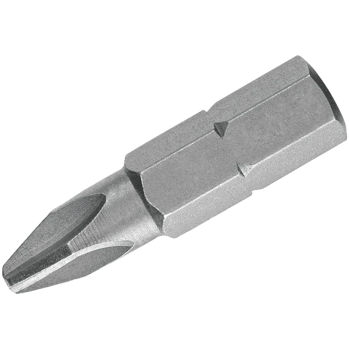 Phillips #2 1 Inch Insert Screwdriver Bit - Durable Shock-resistant Tool Steel
