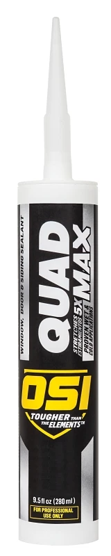 Quad Max Siding and Window Sealant, Gray Color, 9.5 Ounce Tube