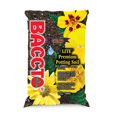 Lite Premium Potting Soil, 8 Qt, 6 Pk, All Purpose, Fertilizer Included