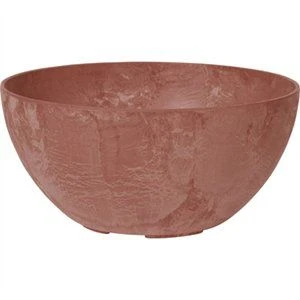 ArtStone Napa Ceramic Planter, Napa Bowl, Rust, 12 In.