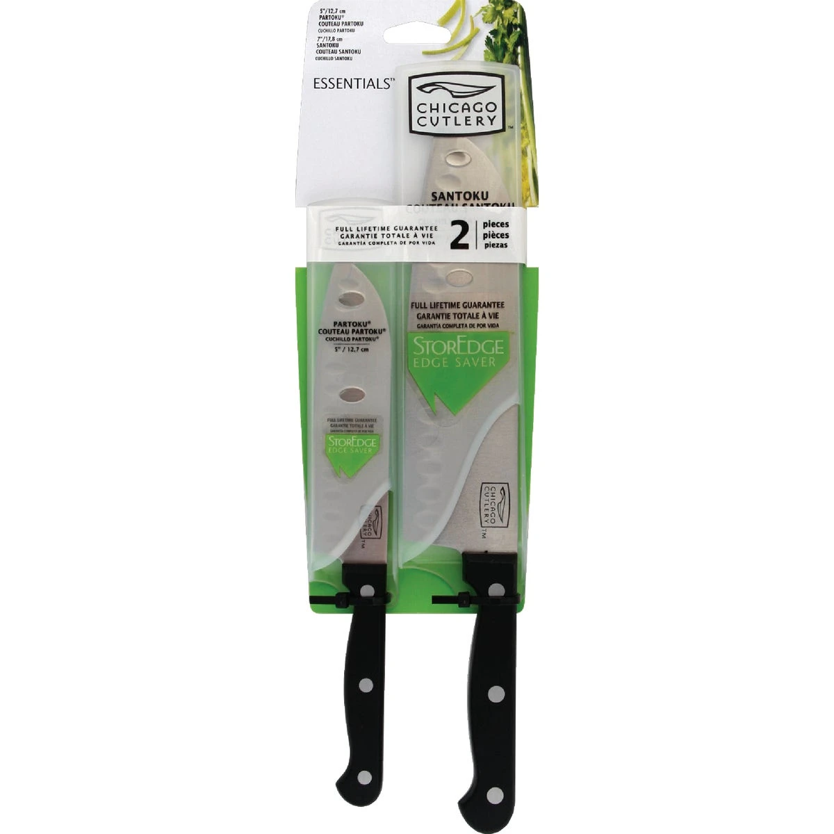 Essentials 2-piece Santoku And Partoku Knife Set - Model 1094281