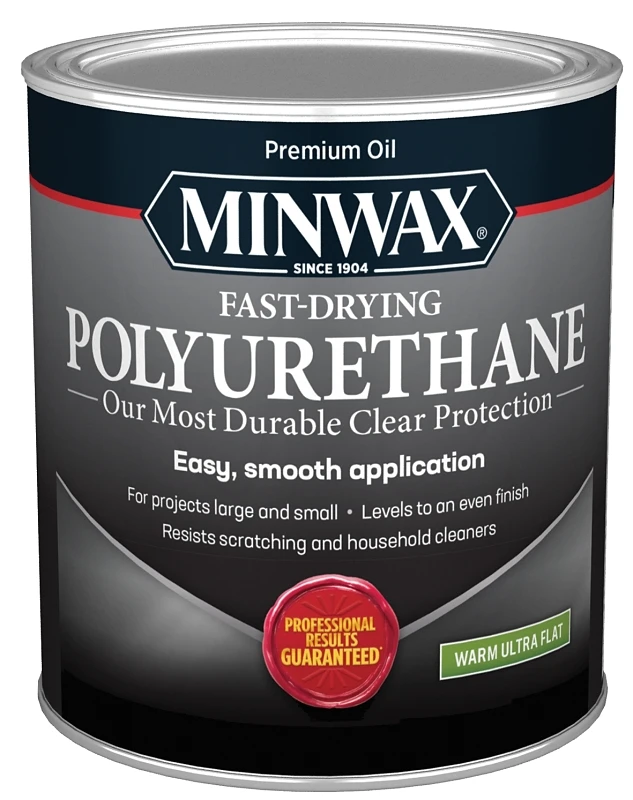 Warm Ultra Flat Clear Oil-based Fast-drying Polyurethane 1 Quart