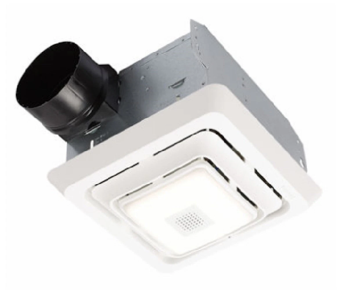 -nutone Roomside 80 Cfm Bathroom Exhaust Fan With Led Light, Model Aer80lk