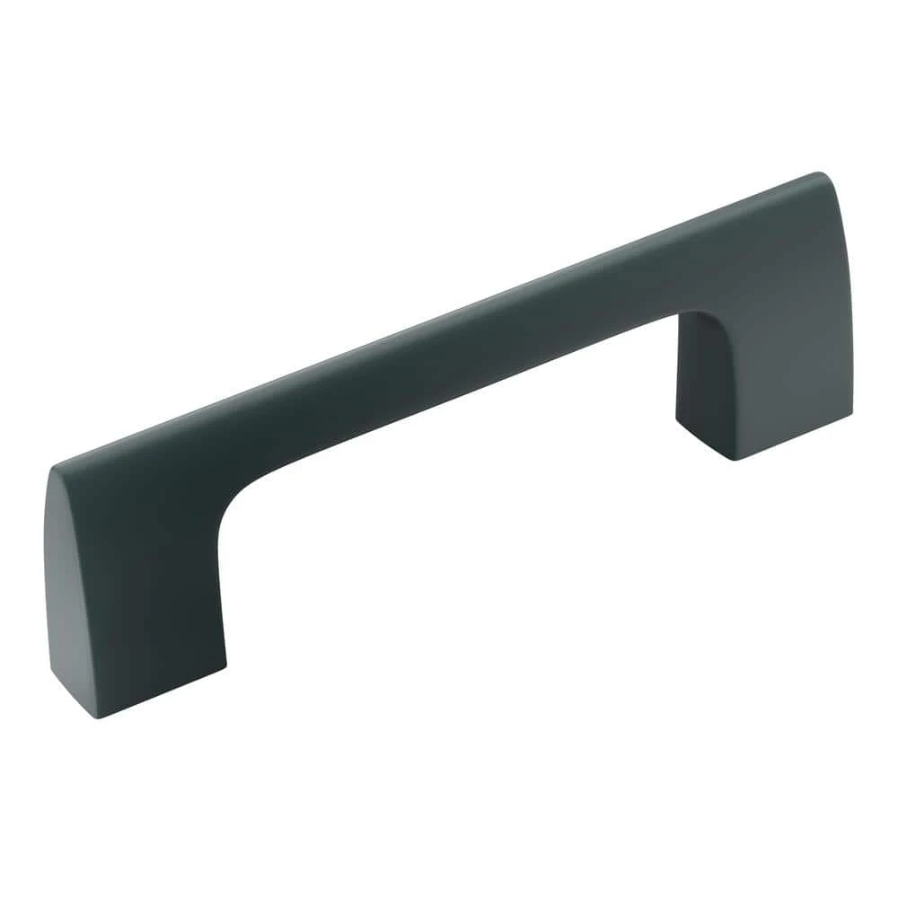 Riva Matte Black Cabinet Pull Handle, 3 Inch Center to Center, Durable Metal
