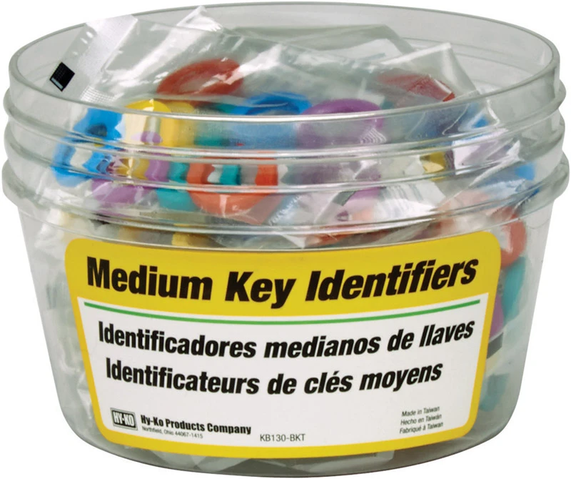 Key Identifiers, 5-Pk., 25-Pc. Bucket