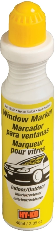 Yellow Window Marker, 2.05 Oz Non-toxic Removable Paint For Glass Surfaces