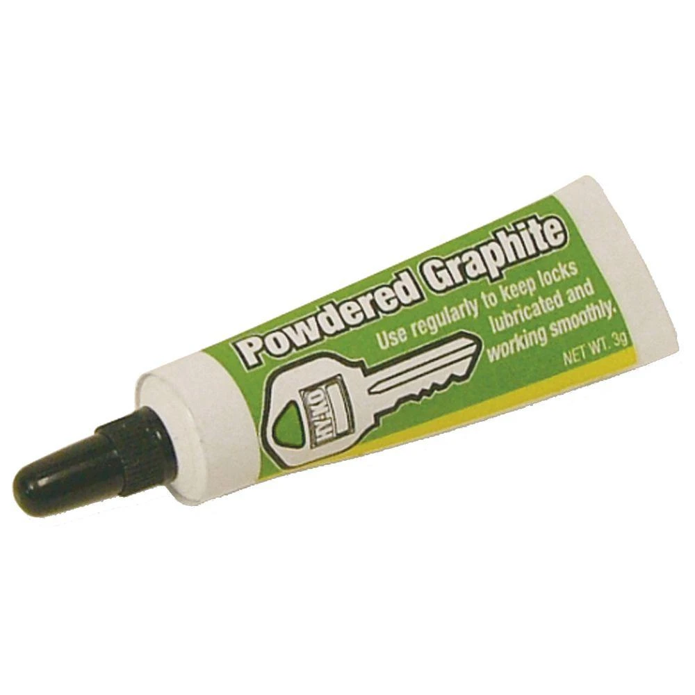 Powdered Graphite Greaseless Lock Lubricant in 3 Gram Tube for Smooth Lock Operation