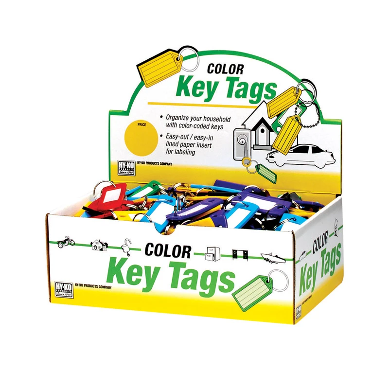 Key I.D. Tag, Split Ring, 200-Pk.