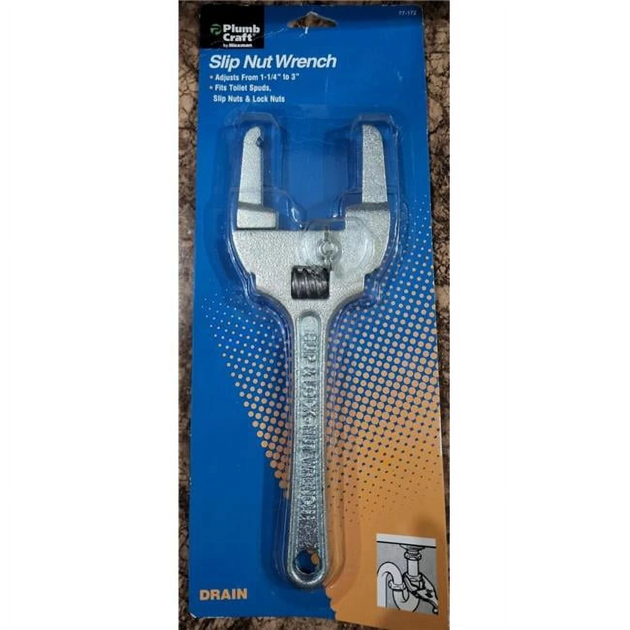 Adjustable Toilet Spud Slip Nut Wrench for Plumbing Repairs