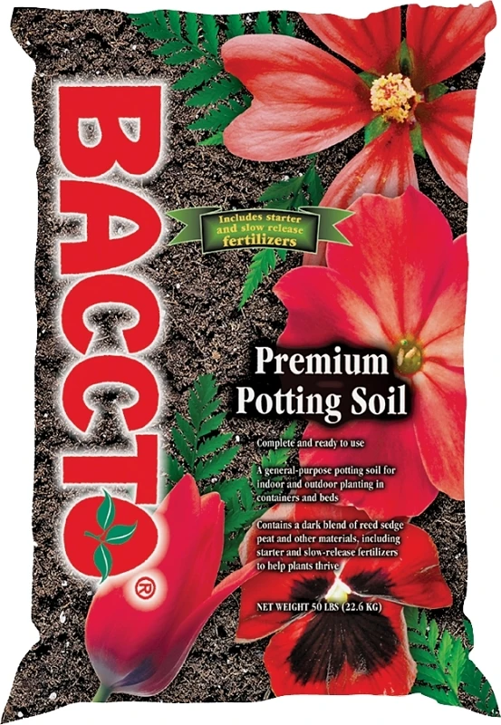 Potting Soil, 50 Pounds Bag, Premium Quality for Plant Growth