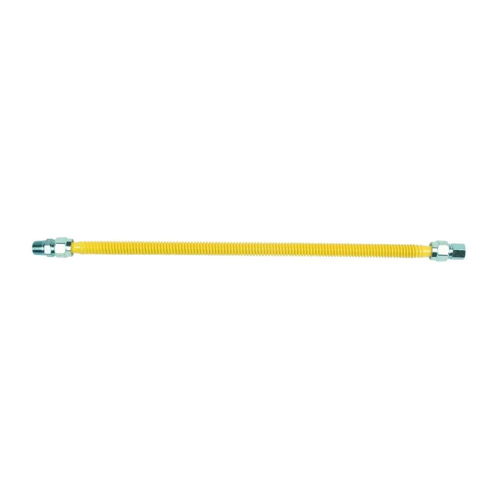 Gas Appliance Connector SC Series 1/2 Inch Female to 1/2 Inch Male 24 Inch Length