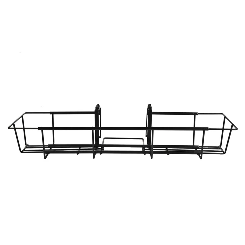 Adjustable And Expandable Black Flower Box Holder, 24" To 36"