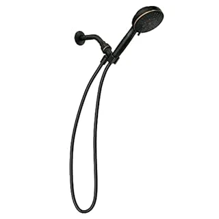 Hydro Energetix 8-spray Handheld Shower Head, Mediterranean Bronze, 60 In. Hose