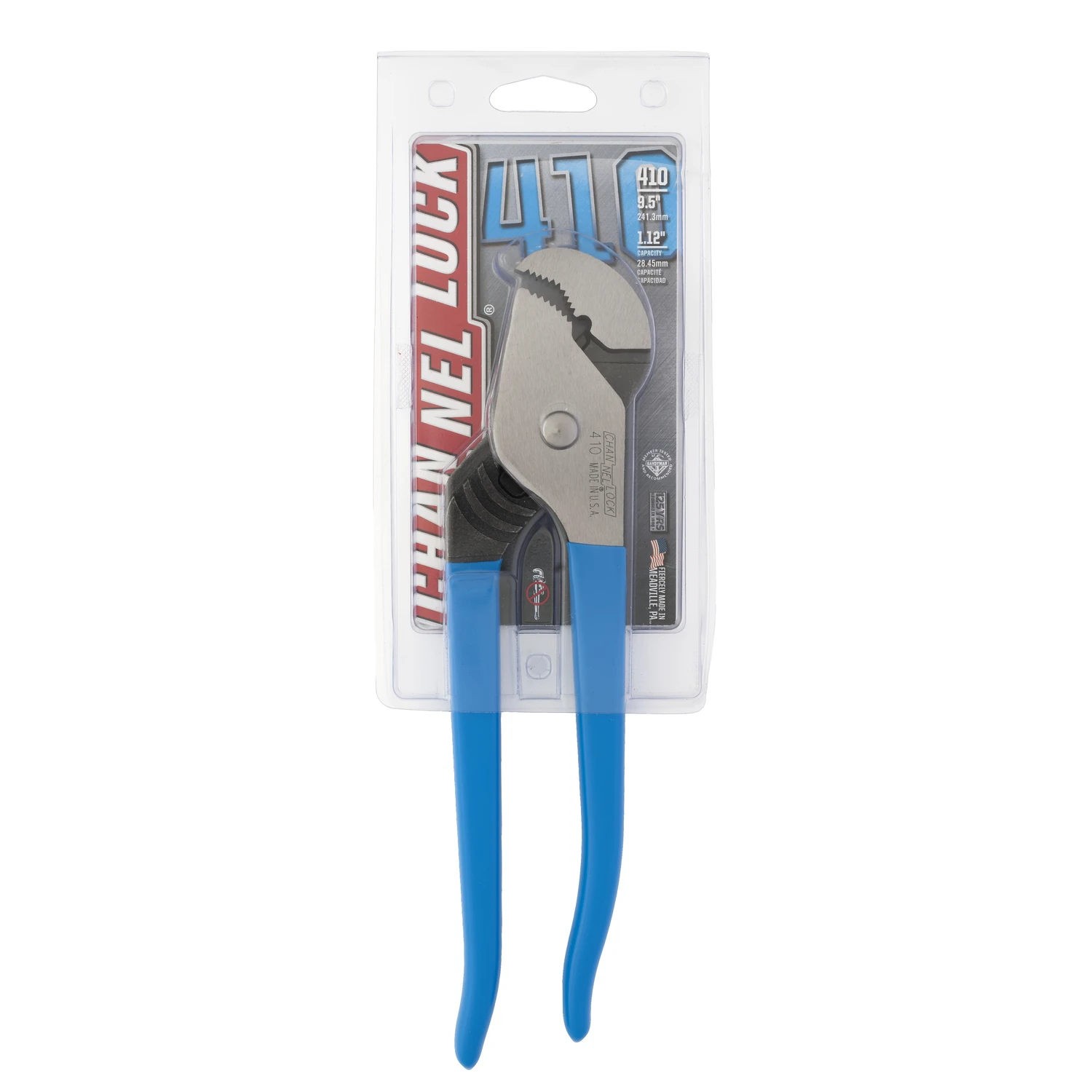 Nutbuster 9-1/2 In. Curved Groove Joint Pliers Model 410