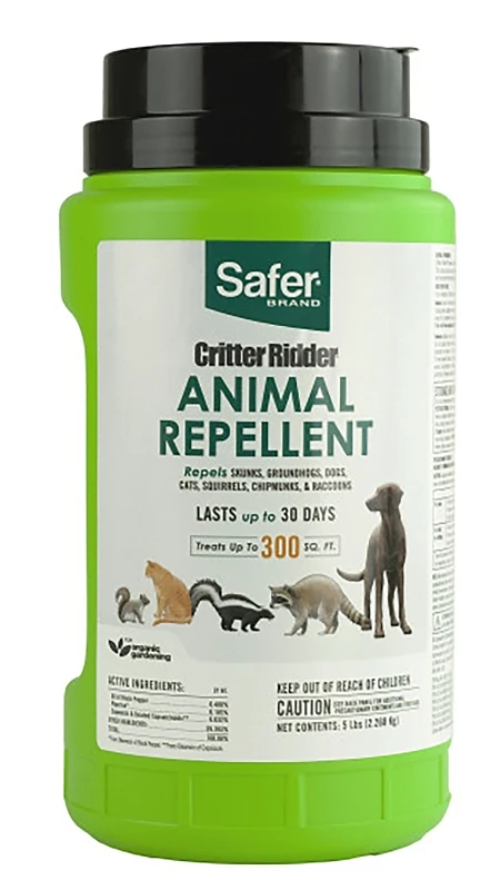 Critter Ridder Animal Repellent Granules, 5-lbs. For Effective Pest Control