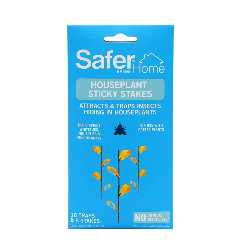 Sticky Stakes Insect Traps for Houseplants, Pesticide-Free, 8-Pk.
