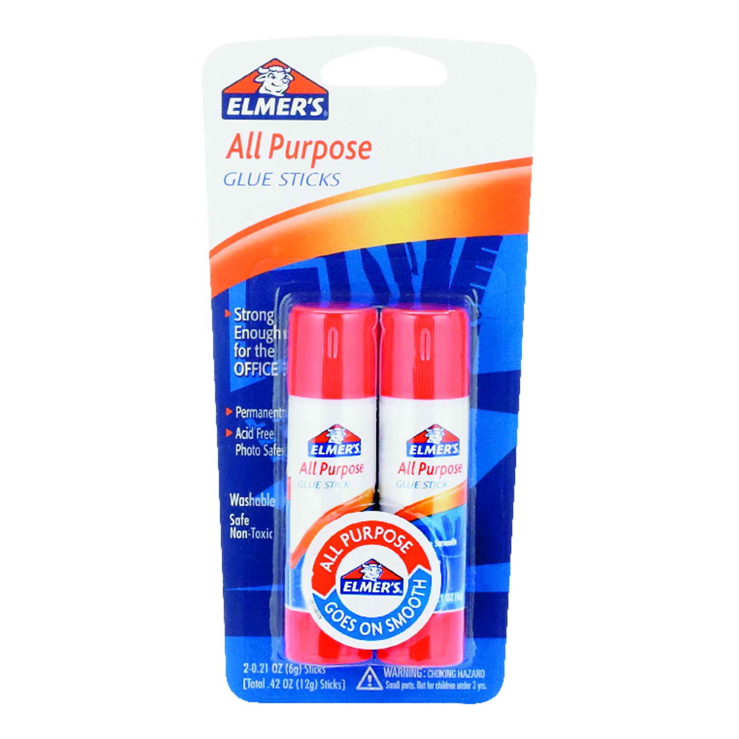 Glue Sticks, .42-oz., 2-Pk.