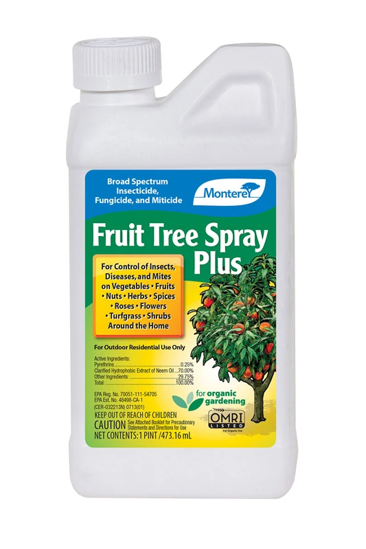 Fruit Tree Spray Plus Organic Insect Killer Liquid Concentrate 1 Pint