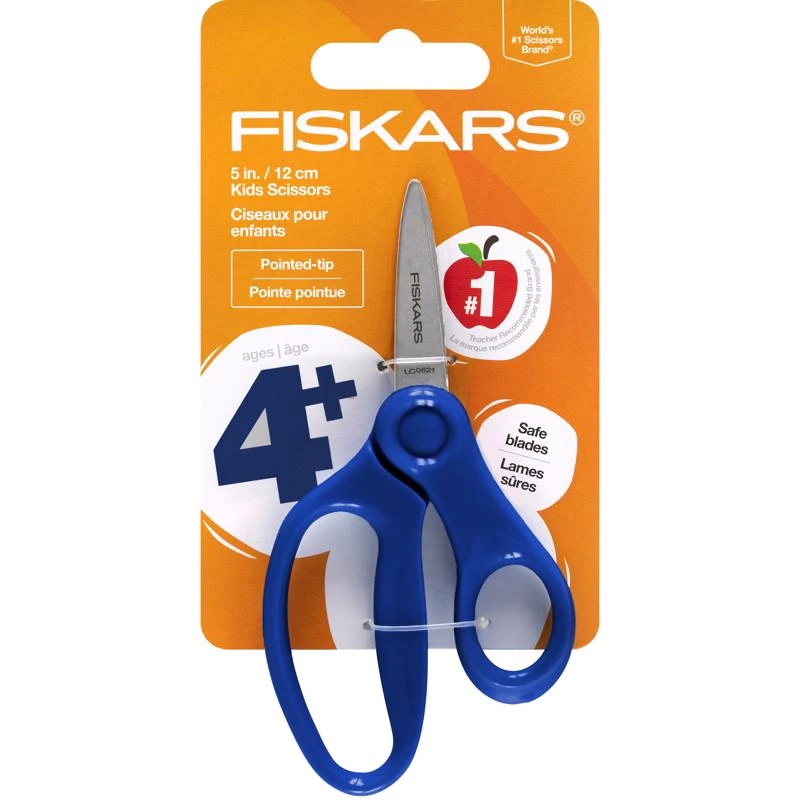 5 In. Corrosion-resistant Child Scissors With Pointed Tip