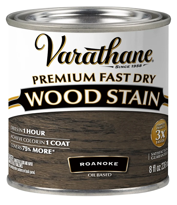 Roanoke Oil-based Fast Dry Wood Stain 0.5 Pint - Interior Use