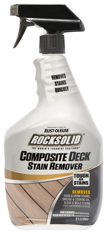 Rocksolid Composite Deck Spot Remover 32 Oz - Non-toxic & Biodegradable