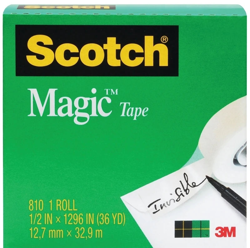 Magic Tape Refill, 3/4 In. X 1296 In., Invisible Adhesive